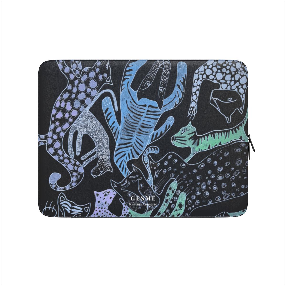 Šokančios Lyg Tai Katės, Lyg Ne Katės Premium Laptop Sleeve