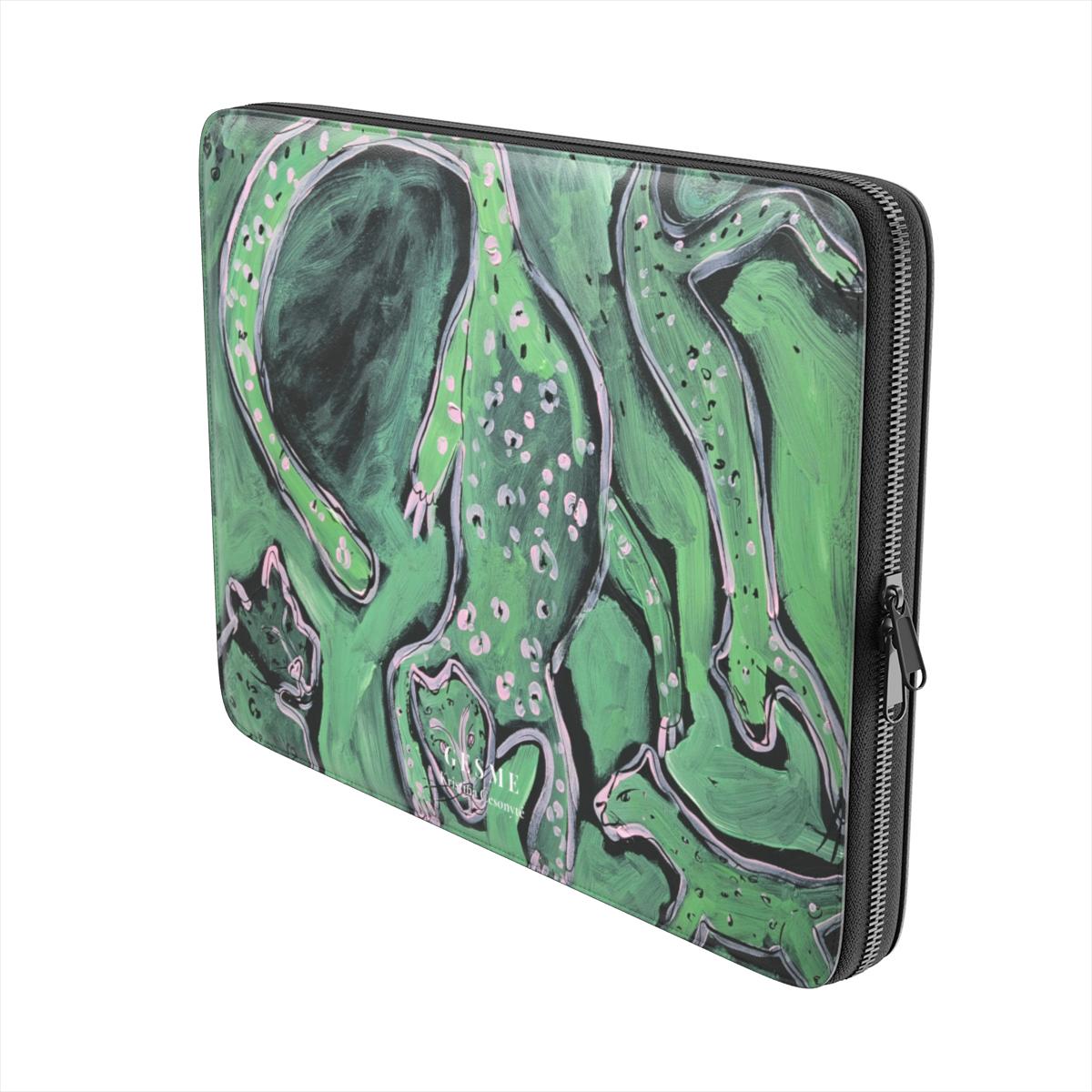 Lyg Tai Iš Kačių Giminės Premium Laptop Sleeve