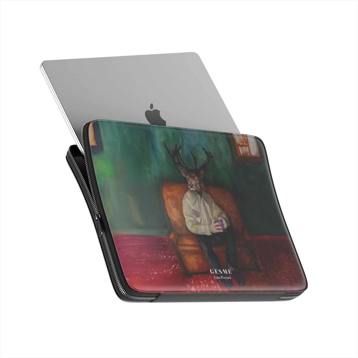 Vakaro Pasisėdėjimas Premium Laptop Sleeve