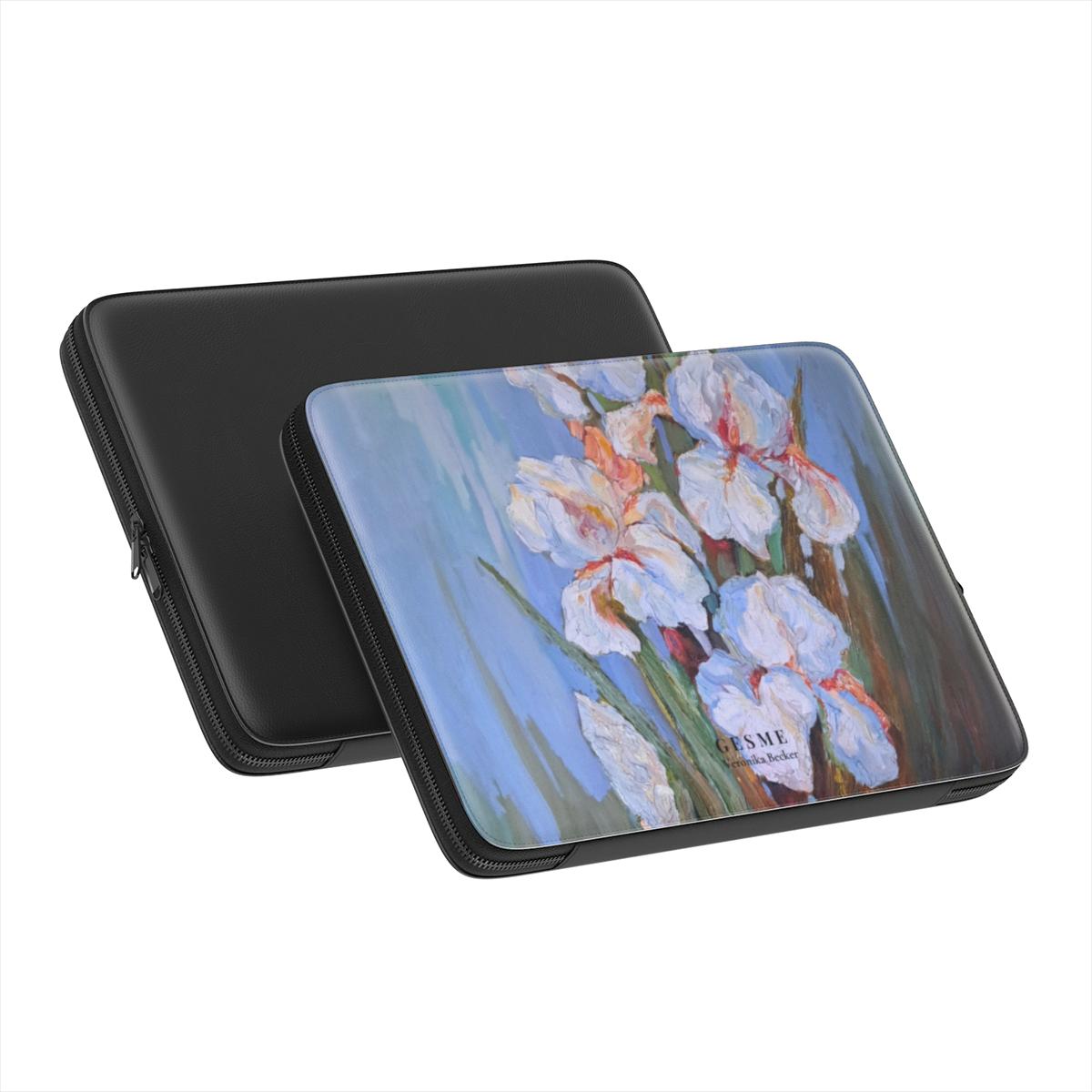 White Irises Premium Laptop Sleeve